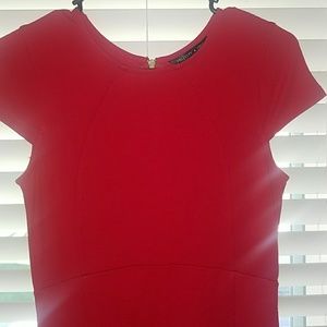 Red bodycon dress